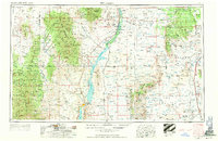 1954 Map of Tularosa, NM, 1963 Print