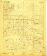 1892 Map of Wingate, 1916 Print