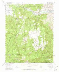 1953 Map of Abiquiu, NM, 1965 Print