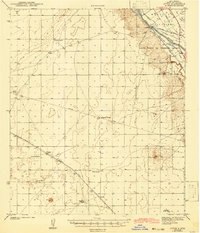 preview thumbnail of historical topo map of Doña Ana County, NM in 1943