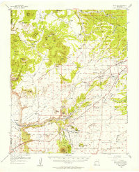 1953 Map of Agua Fria, 1956 Print