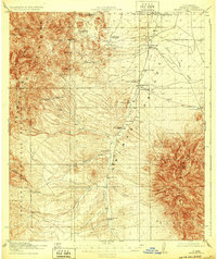 Download a high-resolution, GPS-compatible USGS topo map for Animas Peak, NM (1932 edition)