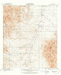 1918 Map of Animas Peak, 1963 Print