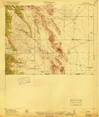 Download a high-resolution, GPS-compatible USGS topo map for Antelope Wells, NM (1919 edition)