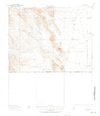 1917 Map of Antelope Wells, 1975 Print
