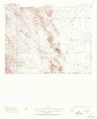 1917 Map of Antelope Wells, 1970 Print