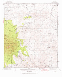 preview thumbnail of historical topo map of Lincoln County, NM in 1936