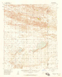 1957 Map of Roosevelt County, NM, 1958 Print
