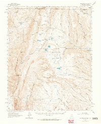 Download a high-resolution, GPS-compatible USGS topo map for Ash Mountain, NM (1964 edition)