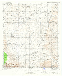 1940 Map of Eddy County, NM, 1966 Print