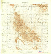 1918 Map of Big Hatchet Peak