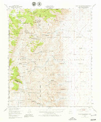 Download a high-resolution, GPS-compatible USGS topo map for Black Top Mountain, NM (1979 edition)