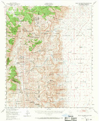 Download a high-resolution, GPS-compatible USGS topo map for Black Top Mountain, NM (1970 edition)