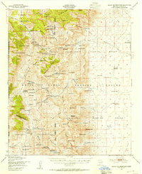 Download a high-resolution, GPS-compatible USGS topo map for Black Top Mountain, NM (1955 edition)