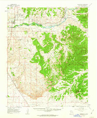 1960 Map of Angustura, NM, 1963 Print