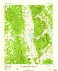 Download a high-resolution, GPS-compatible USGS topo map for Boulder Lake, NM (1958 edition)