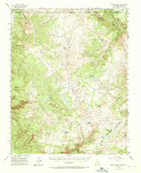 Download a high-resolution, GPS-compatible USGS topo map for Brazos Peak, NM (1971 edition)