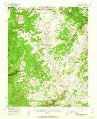 Download a high-resolution, GPS-compatible USGS topo map for Brazos Peak, NM (1963 edition)