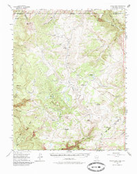 Download a high-resolution, GPS-compatible USGS topo map for Brazos Peak, NM (1985 edition)