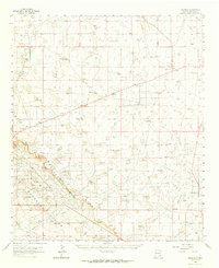 preview thumbnail of historical topo map of Lea County, NM in 1962
