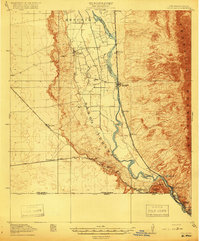 Download a high-resolution, GPS-compatible USGS topo map for Canutillo, NM (1919 edition)