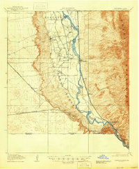 1919 Map of Canutillo, TX, 1946 Print