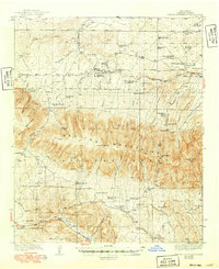 preview thumbnail of historical topo map of Lincoln County, NM in 1940