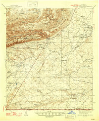 preview thumbnail of historical topo map of Eddy County, NM in 1947