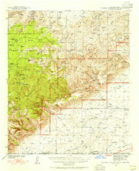 Download a high-resolution, GPS-compatible USGS topo map for Carlsbad Caverns West, NM (1955 edition)