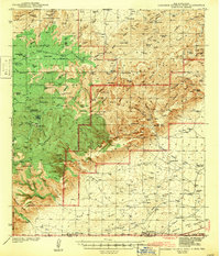 Download a high-resolution, GPS-compatible USGS topo map for Carlsbad Caverns West, NM (1943 edition)