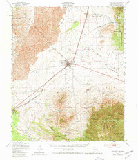 Download a high-resolution, GPS-compatible USGS topo map for Carrizozo, NM (1980 edition)