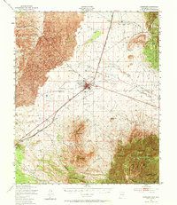Download a high-resolution, GPS-compatible USGS topo map for Carrizozo, NM (1965 edition)