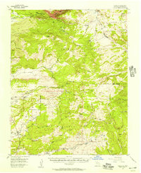 Download a high-resolution, GPS-compatible USGS topo map for Cebolla, NM (1957 edition)