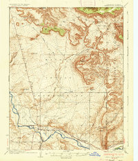 1936 Map of Shiprock, NM
