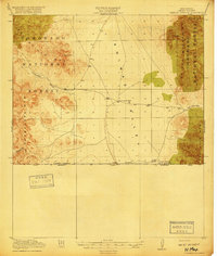 preview thumbnail of historical topo map of Hidalgo County, NM in 1918