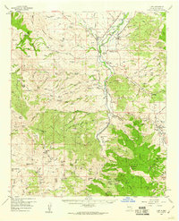 Download a high-resolution, GPS-compatible USGS topo map for Cliff, NM (1960 edition)