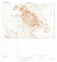 Download a high-resolution, GPS-compatible USGS topo map for Dog Mountains, NM (1971 edition)