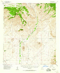 Download a high-resolution, GPS-compatible USGS topo map for Dwyer, NM (1958 edition)