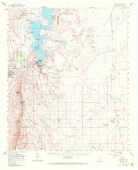 preview thumbnail of historical topo map of Sierra County, NM in 1959