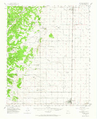 1956 Map of Estancia, NM, 1968 Print