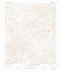 preview thumbnail of historical topo map of Chaves County, NM in 1961