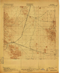 preview thumbnail of historical topo map of Luna County, NM in 1917