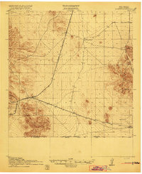 preview thumbnail of historical topo map of Luna County, NM in 1918