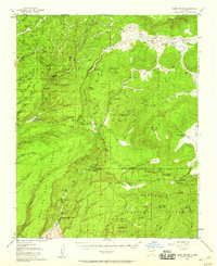 Download a high-resolution, GPS-compatible USGS topo map for Jemez Springs, NM (1960 edition)