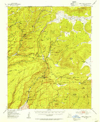 Download a high-resolution, GPS-compatible USGS topo map for Jemez Springs, NM (1954 edition)