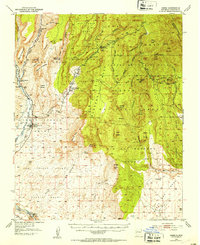 Download a high-resolution, GPS-compatible USGS topo map for Jemez, NM (1953 edition)