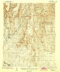 Download a high-resolution, GPS-compatible USGS topo map for Jemez, NM (1943 edition)