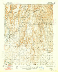 preview thumbnail of historical topo map of Sandoval County, NM in 1943