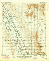 1943 Map of Anthony, NM, 1949 Print