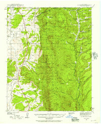 Download a high-resolution, GPS-compatible USGS topo map for La Ventana, NM (1957 edition)